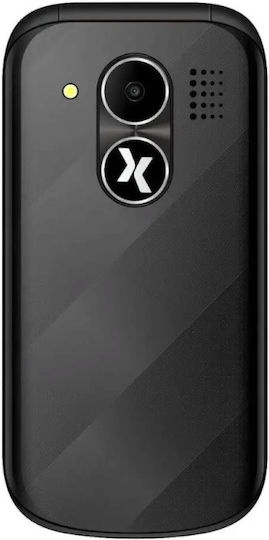 MaxCom MM815 Dual SIM Κινητό με Μεγάλα Κουμπιά Mαύρο