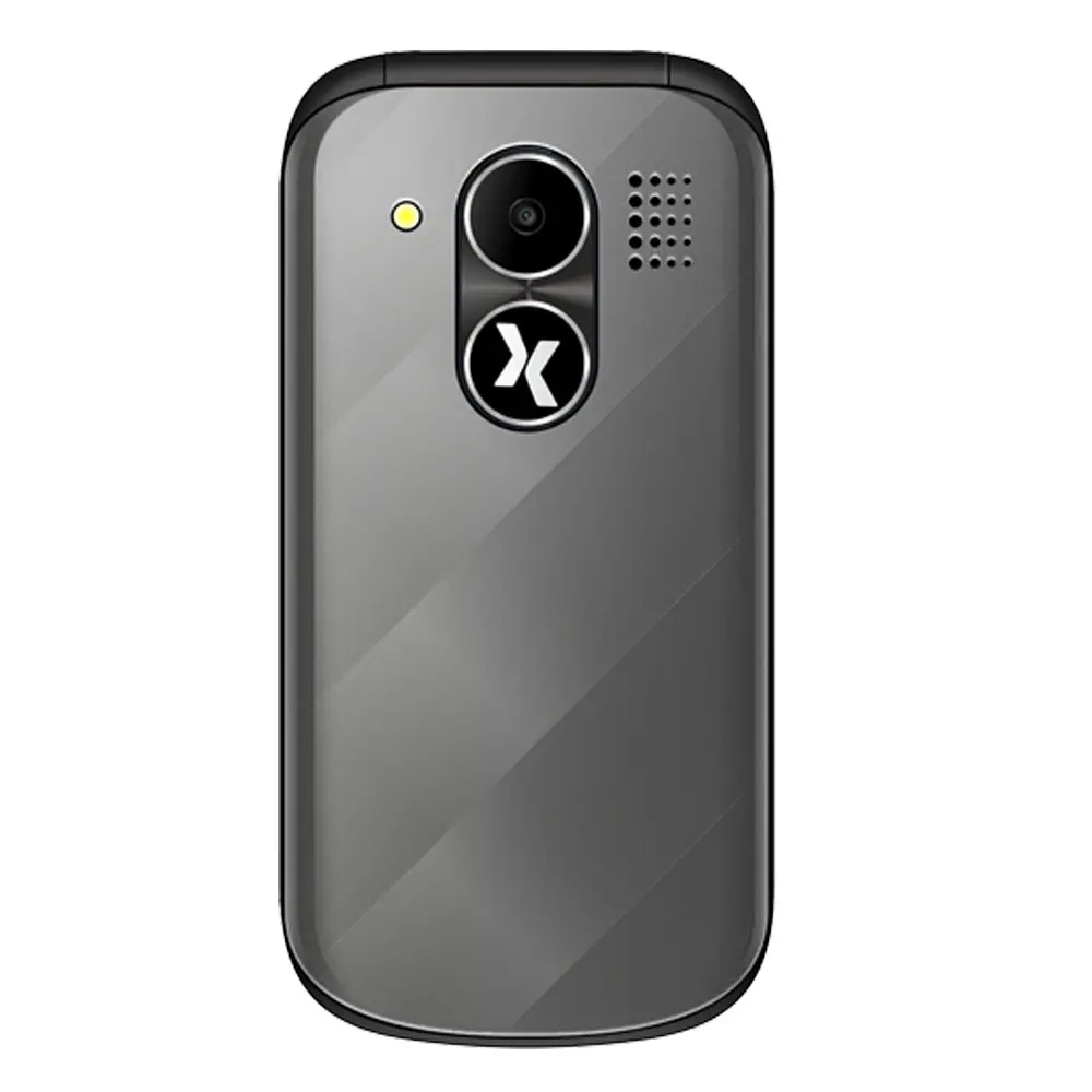 Maxcom MM815 2.4" με Κάμερα, Ραδιόφωνο και Πλήκτρο Έκτακτης Ανάγκης 1000 mAh Γκρι