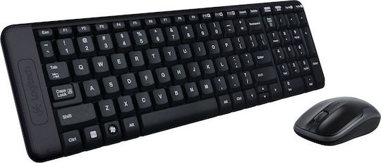 Logitech MK220 Ασύρματο - Σετ με Ποντίκι