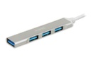 iBox Hub 4 Θυρών USB 2.0 με σύνδεση USB-A Λευκό