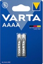 Varta Αλκαλικές Μπαταρίες AAAA 1.5V 2τμχ