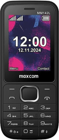 MaxCom MM 142L Dual SIM Κινητό με Κουμπιά Μαύρο
