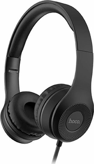 Hoco W21 Graceful Charm Ενσύρματα On Ear Ακουστικά Μαύρα