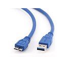 GEMBIRD CCP-MUSB3-AMBM-0.5M USB M - Micro USB M, 0,50m, blue