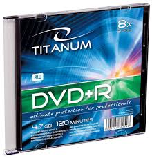 TITANUM DVD+R slim jewel,  4.7GB | 8x