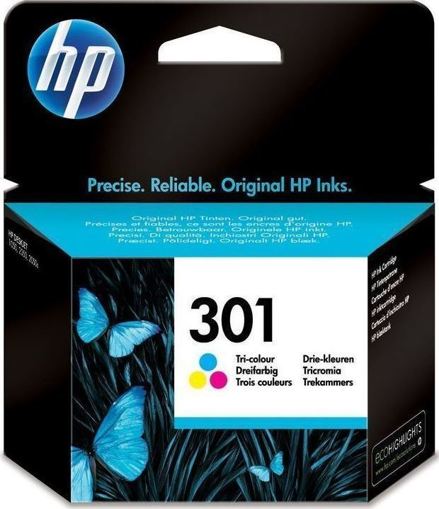 Μελάνι Εκτυπωτή HP 301 Colour CH562EE