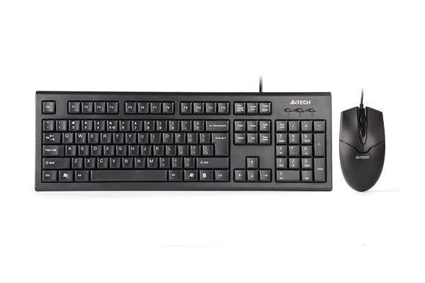 A4Tech KR-85550 keyboard USB + PS/2 Black