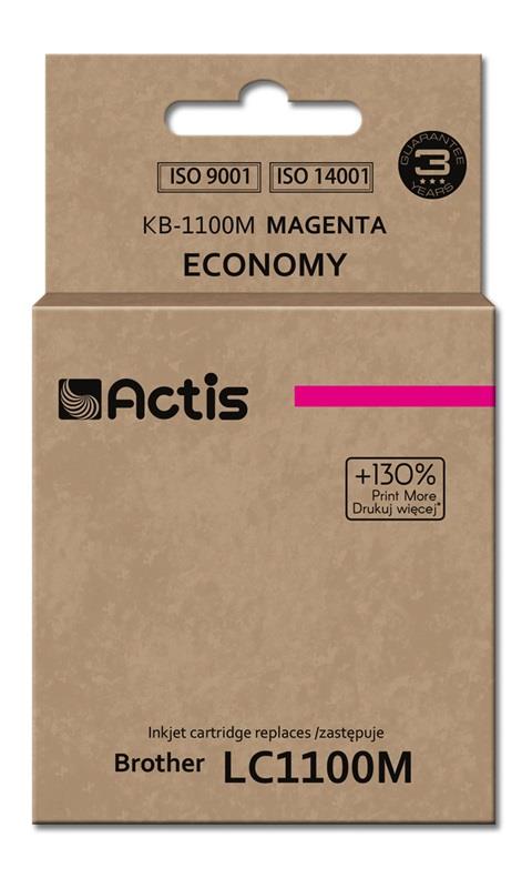 Actis KB-1100M ink cartridge for Brother printer LC1100/LC980 magenta