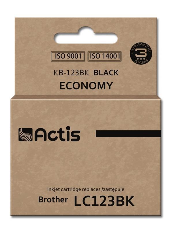 Actis KB-123Bk ink cartridge Brother LC123 black