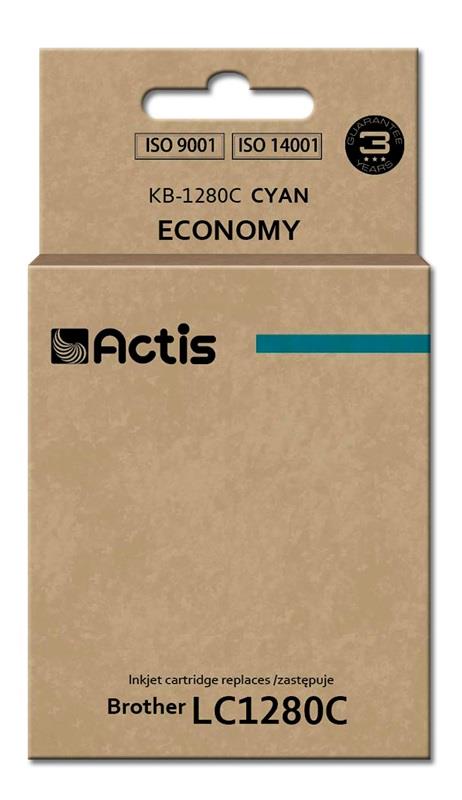Actis KB-1280C ink cartridge for Brother printer (Brother LC-1280C replacement) standard