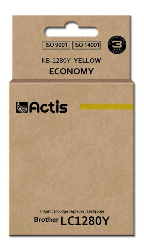 Actis KB-1280Y ink cartridge for Brother printer (Brother LC-1280Y replacement) standard