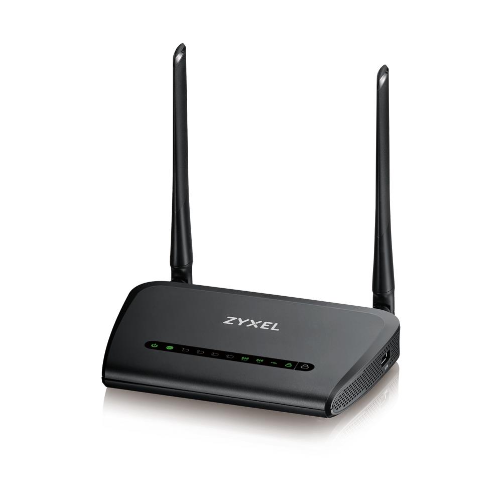 Zyxel NBG6515 wireless router Dual-band (2.4 GHz / 5 GHz) Gigabit Ethernet Black
