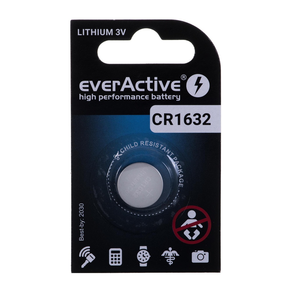 Lithium battery mini everActive CR1632