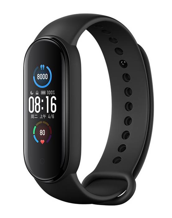 Xiaomi Mi Band 5 Black AMOLED Wristband activity tracker 2.79 cm (1.1&quot;)