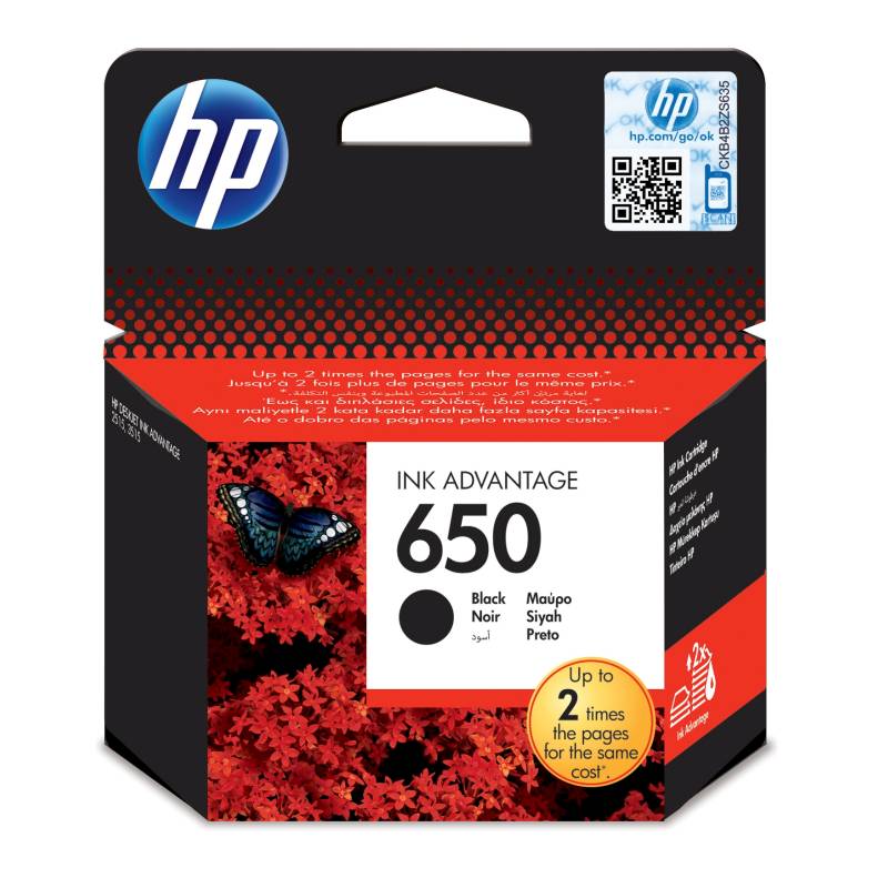 Ink HP 650 Black CZ101AE