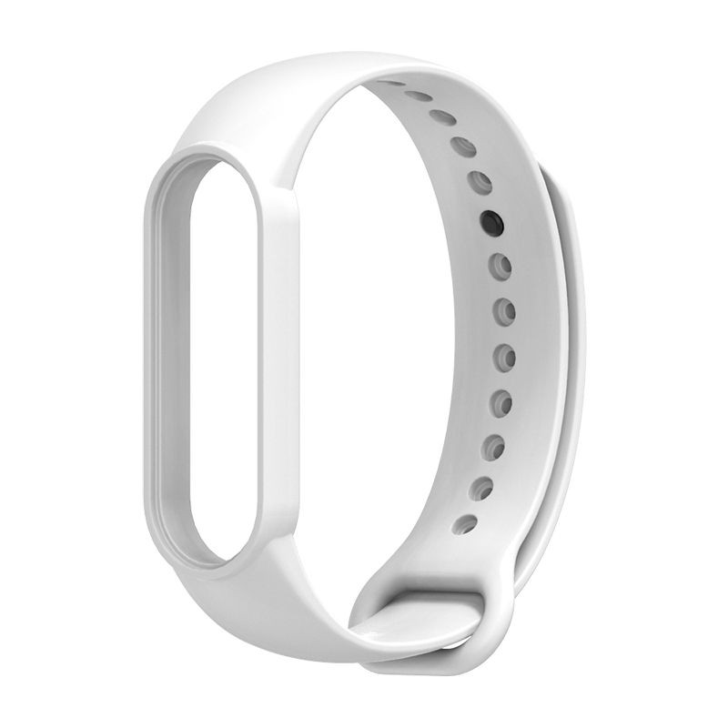 Tech-Protect Ανταλλακτικό Λουράκι Σιλικόνης Iconband - Xiaomi Mi Band 6 / 5 - White (70408)