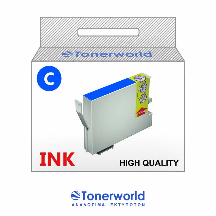 Συμβατό Μελάνι / Ink Epson T0712 / T0892 C13T07124011 / C13T08924011 Cyan