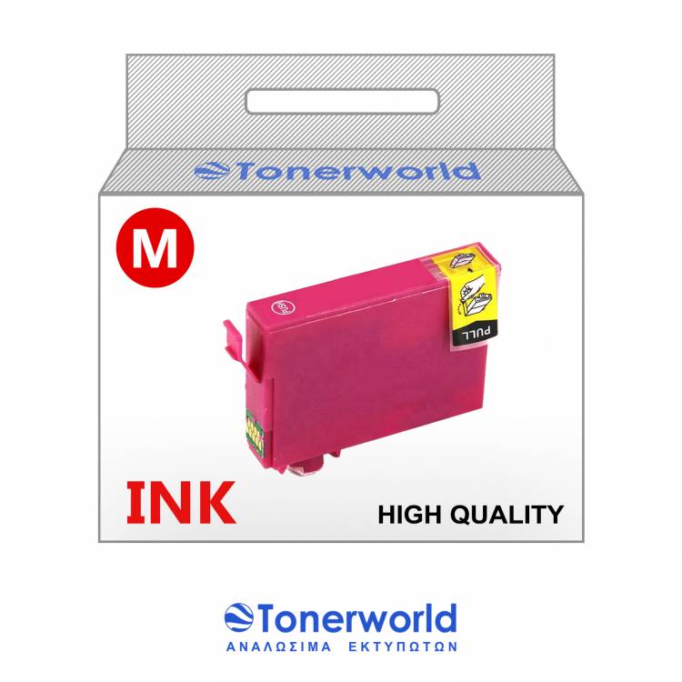 Συμβατό Μελάνι / Ink Epson 27XL / T2713XL C13T27034010 / WF-3620 / WF-3640 / WF-7620 Magenta