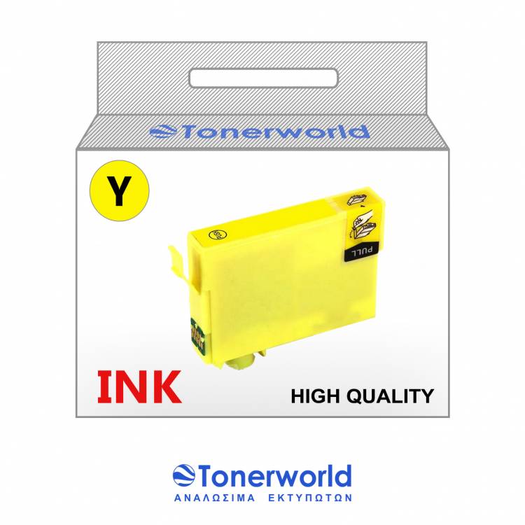 Συμβατό Μελάνι / Ink Epson 27XL / T2714XL C13T27044010 / WF-3620 / WF-3640 / WF-7620 Yellow