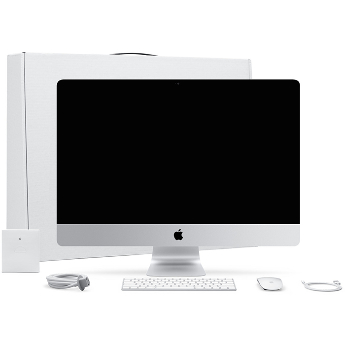 REF. Apple 27-inch iMac Retina 5K: 6C i5 3.1GHz/8GB/256GB SSD/Radeon Pro 5300 w 4GB/INT KB (A2115) Set with Magic mouse and keyboard (GR) with numpad