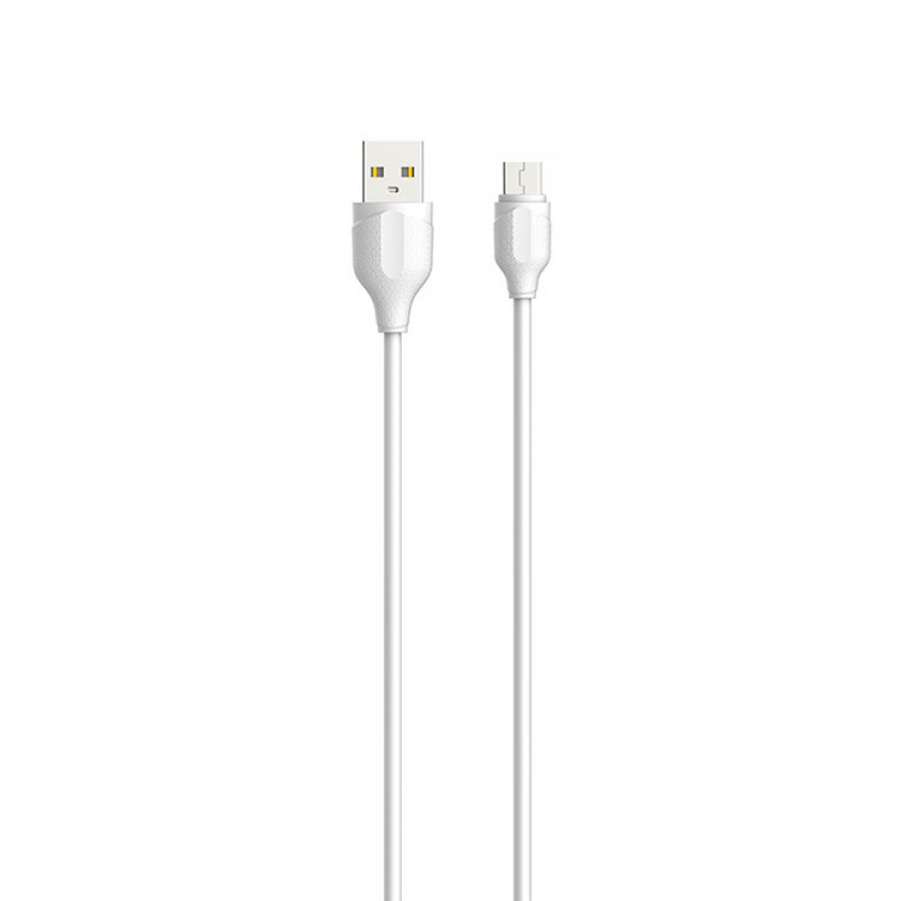 LDNIO Data cable  LS371, Micro USB, 1.0m, White - 40070