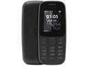Nokia 105 Dual SIM Black (Ελληνικό Μενού)