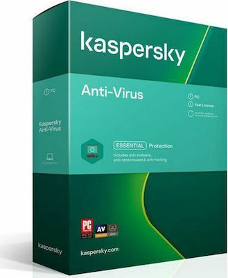 Kaspersky Antivirus 2021,Box 1 Licences , 1 Year
