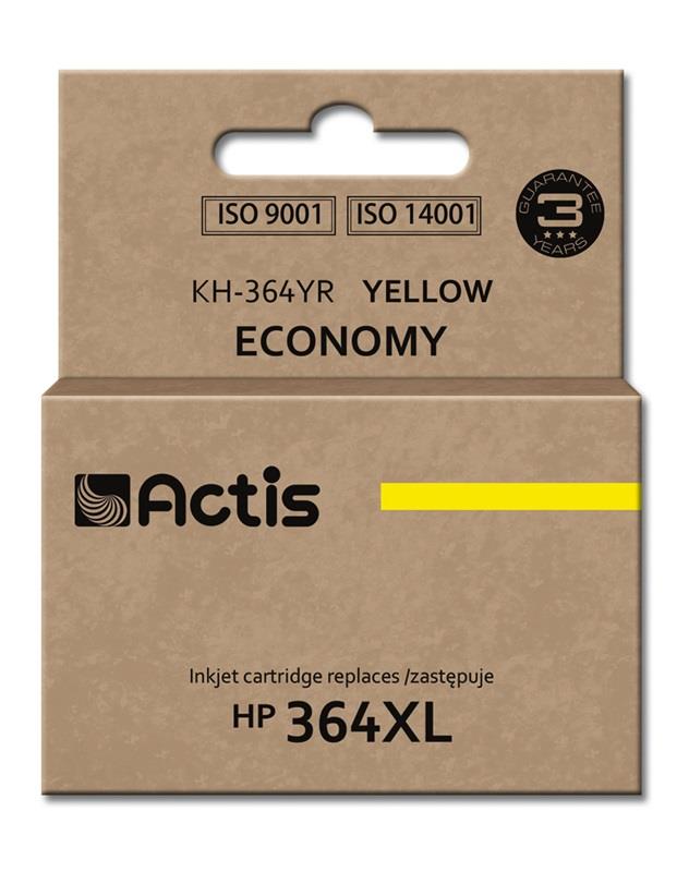 Actis KH-364YR yellow for HP printer (HP 364XL CB325EE replacement)