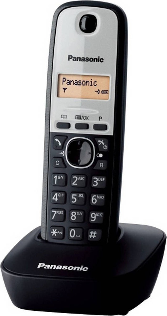 Panasonic KX-TG1611 Ασύρματο Τηλέφωνο Ασημί