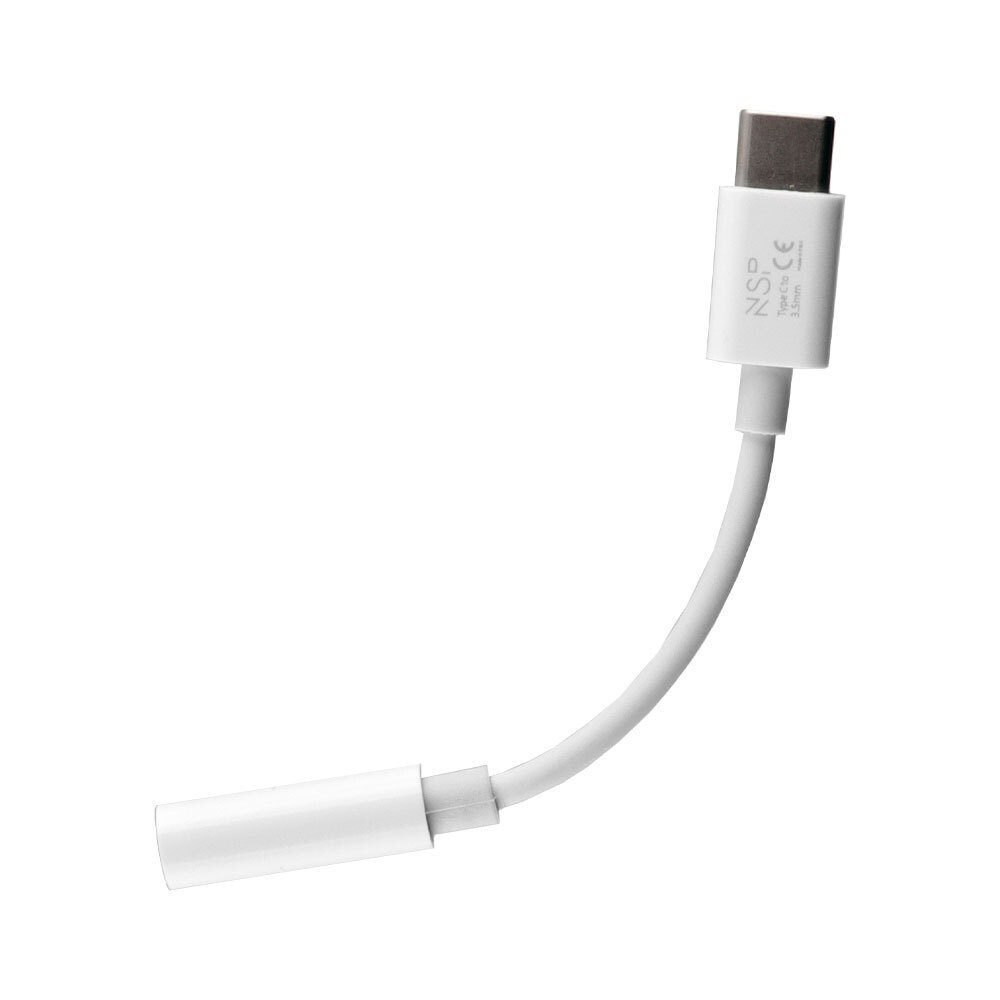 Μετατροπέας USB-C male σε 3.5mm female Λευκό