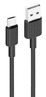 XO NB156 USB Καλώδιο for Micro Μαύρο