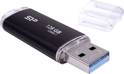 Silicon Power Blaze B02 128GB USB 3.2 Stick Μαύρο