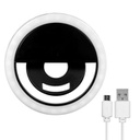 MTK Selfie Ring Light mini Led με κλιπ για κινητά &amp; tablet, μαύρο
