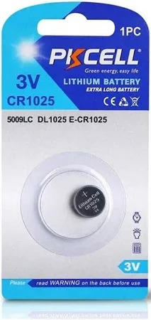 Pkcell Κουμπί Λιθίου CR1025-1B (1τμχ)