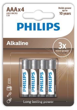 Philips Eco Αλκαλική LR03 AAA