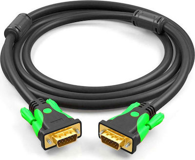 Cable VGA male - VGA male Μαύρο 1.5m (02.004.0030)