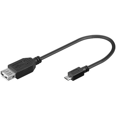 Goobay 95194 Μετατροπέας micro USB male σε USB-A female