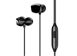 in ear plastic earphones USAMS EP-39, BLACK