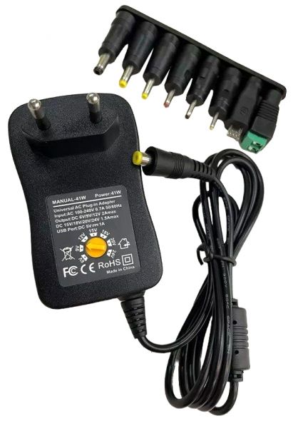 Τροφοδοτικό 41W Switching με 8 κεφαλές