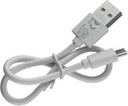 NSP long USB 2.0 to micro USB Cable Λευκό 0.30m