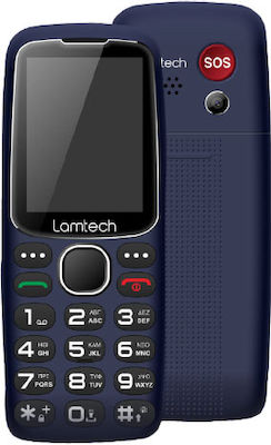 Lamtech Tiny L II Dual SIM Κινητό με Μεγάλα Κουμπιά Μπλε