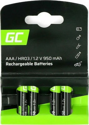 Green Cell Επαναφορτιζόμενες Μπαταρίες AAA Ni-MH 800mAh 1.2V 4τμχ