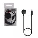 Ασύρματος Φορτιστής με Καλώδιο Φόρτισης Type C Φορτιστής για Samsung Galaxy Watch 5/6 Μαύρος