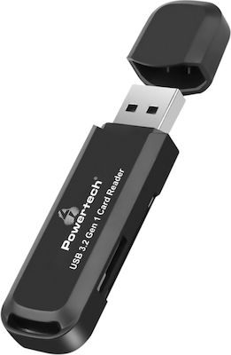 Powertech Card Reader USB 3.2 για SD/microSD