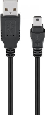 Goobay USB 2.0 Cable USB-A male - mini USB-B male Μαύρο 1m (45740)