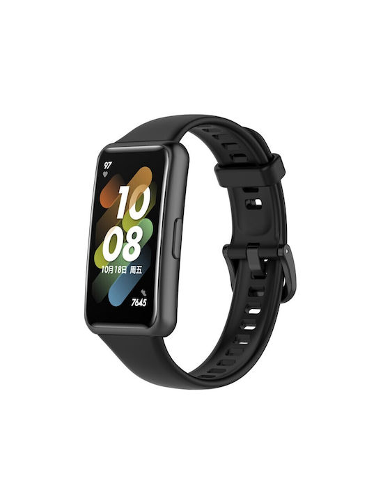 ΛΟΥΡΑΚΙ ΣΙΛΙΚΟΝΗΣ HUAWEI HONOR BAND 7 BLACK