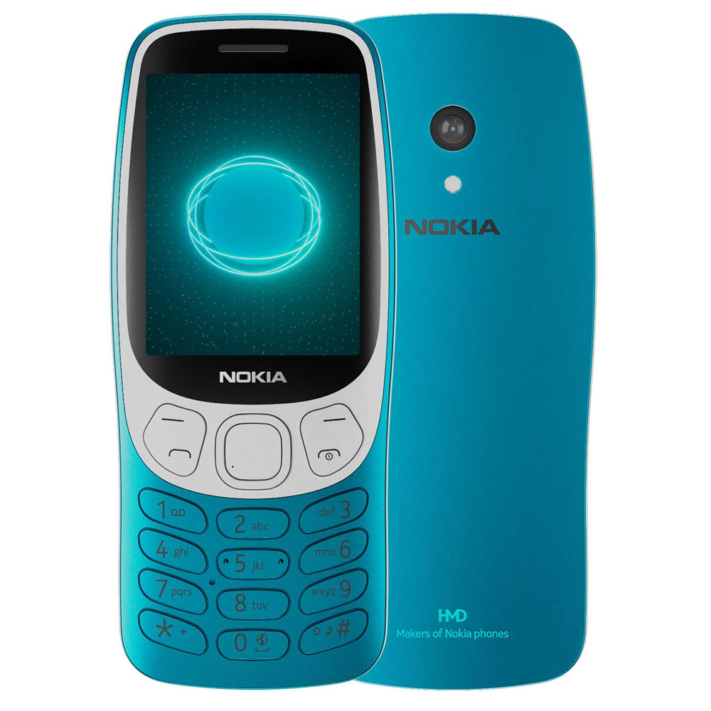 ΚΙΝΗΤΟ ΜΕ ΠΛΗΚΤΡΑ NOKIA 3210 (2024) 4G 2.4″ DUAL SIM 64MB/128MB (TA-1618) SCUBA BLUE GR