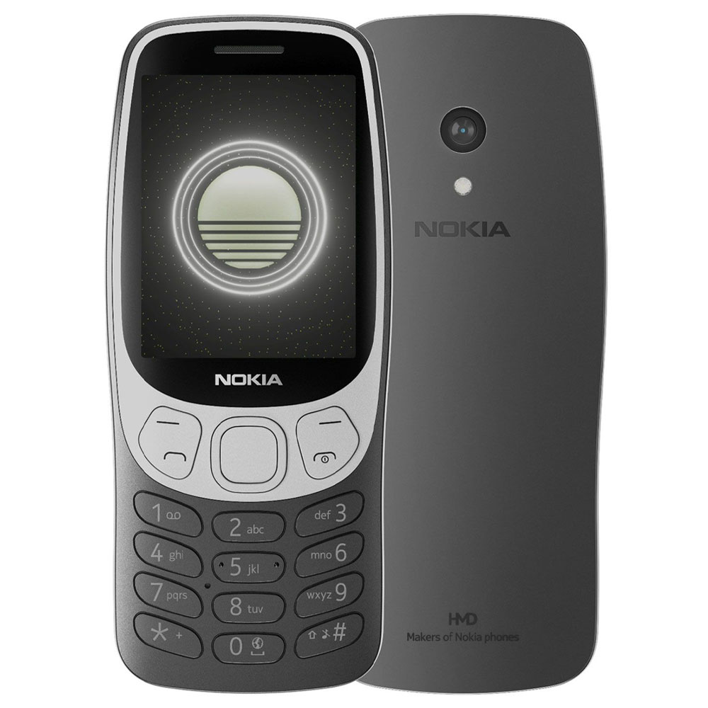 ΚΙΝΗΤΟ ΜΕ ΠΛΗΚΤΡΑ NOKIA 3210 (2024) 4G 2.4″ DUAL SIM 64MB/128MB (TA-1618) GRUNGE BLACK GR