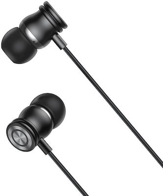 XO EP56 In-ear Handsfree με Βύσμα USB-C Μαύρο