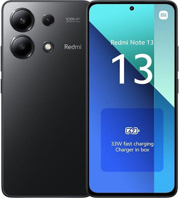 Xiaomi Redmi Note 13 4G Dual SIM (6GB/128GB) BLACK